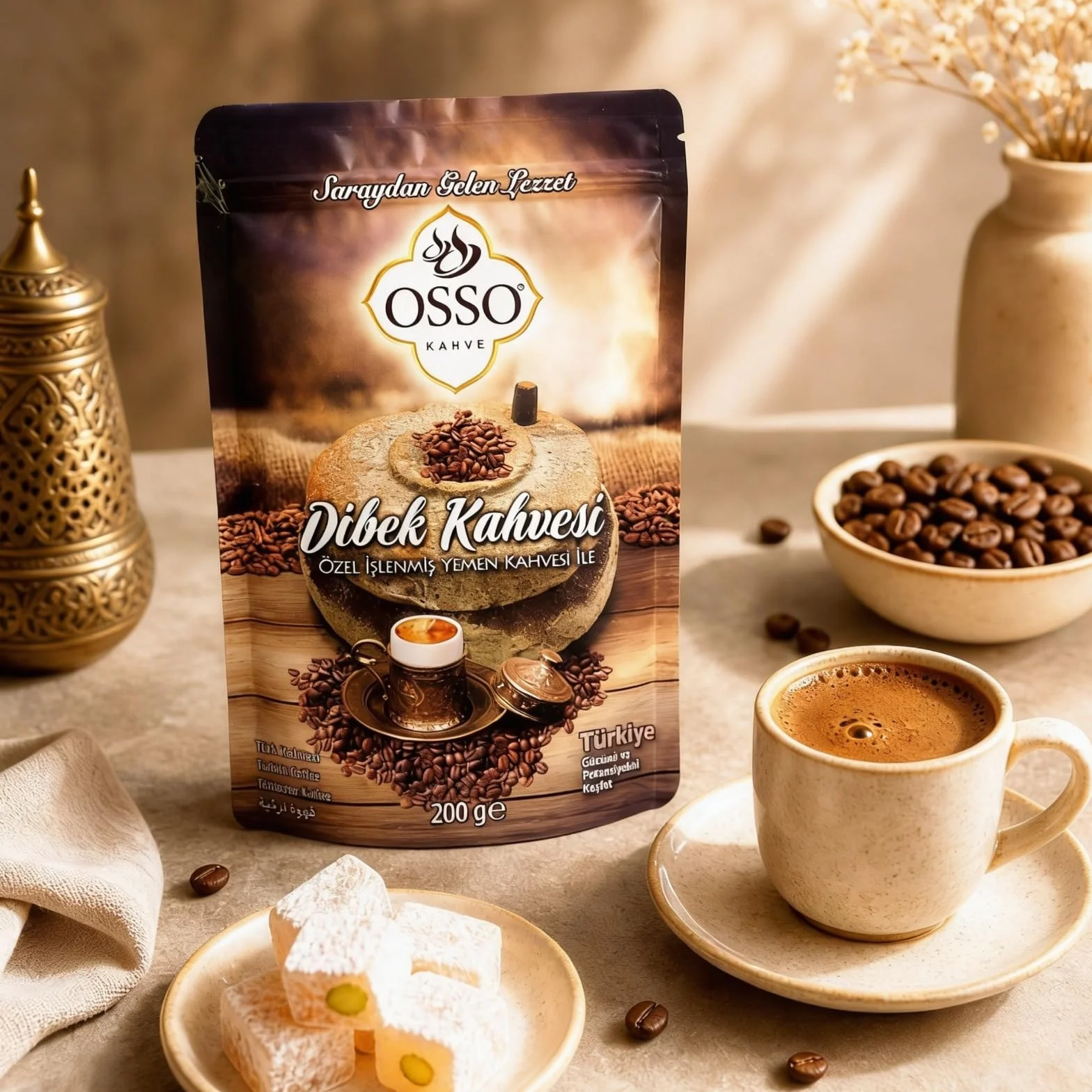 OSSO Dibek Kahvesi 200 g x 5 (1000 g)