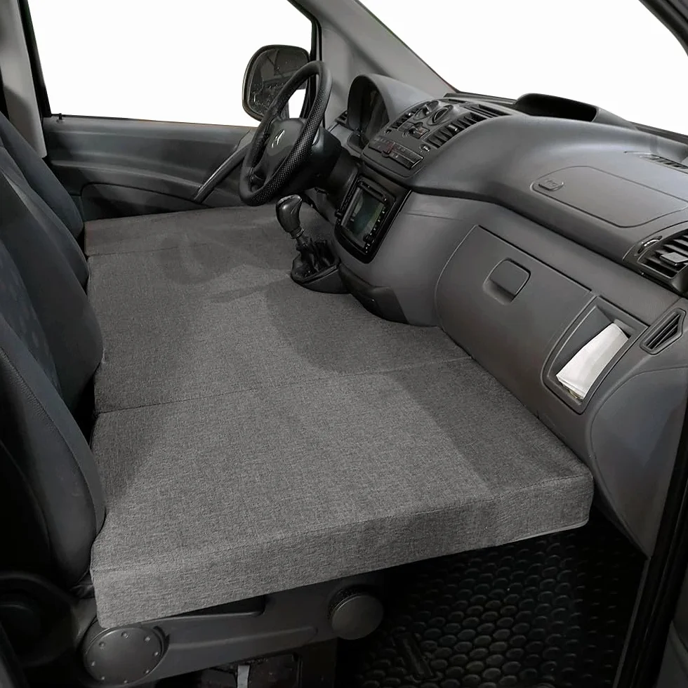 K´Foam składany materac przednie łóżko Camper do Mercedes Vito szary 2003-2014