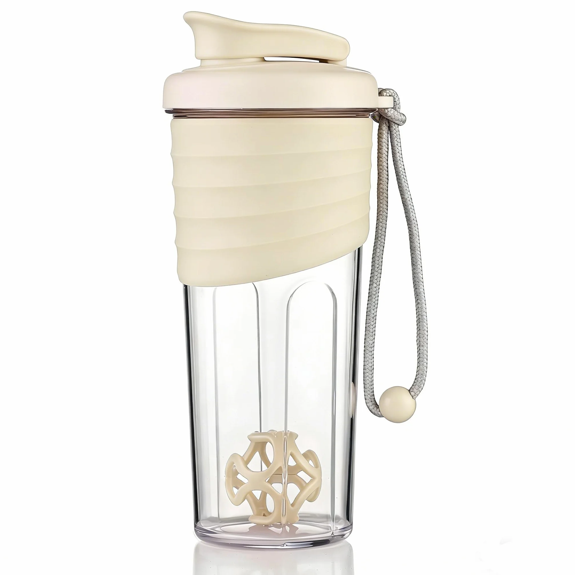 OUOUMUF Shaker Premium Protein 700 ml beżowy