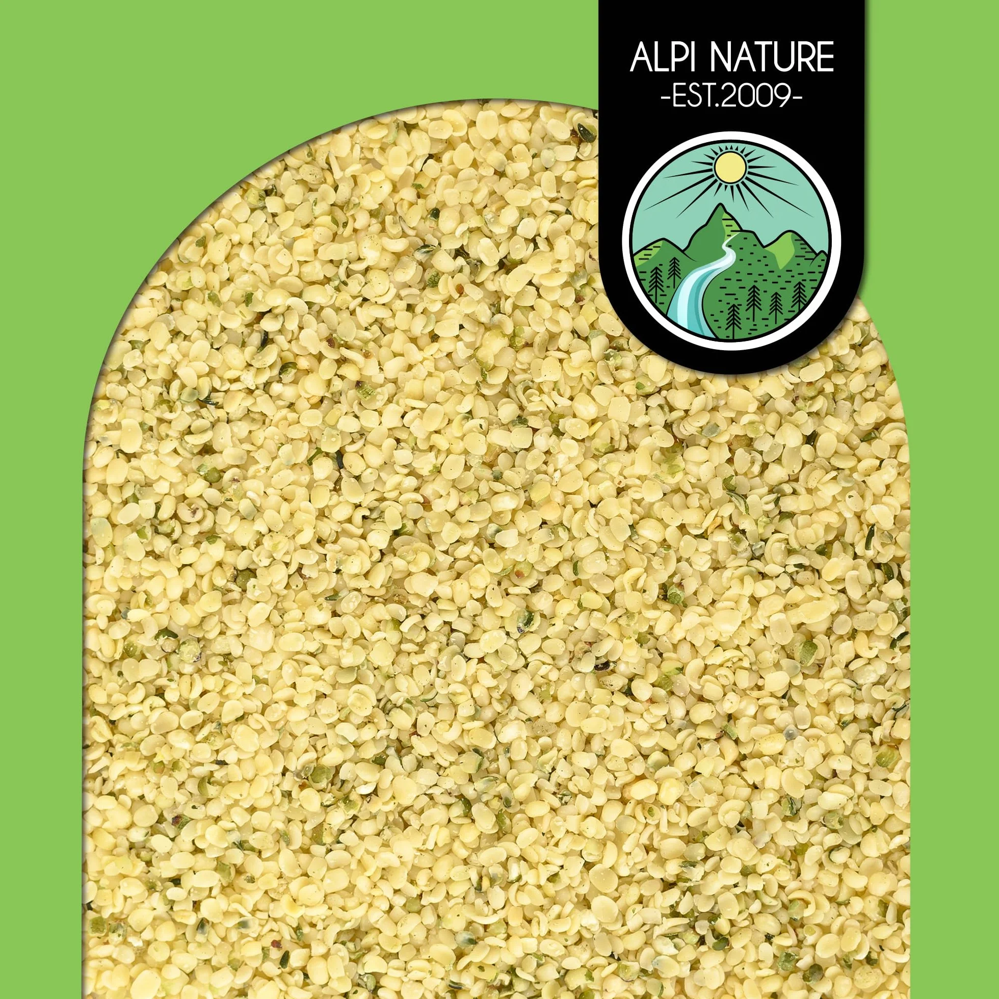 Alpi Nature Łuskane Nasiona Konopi 250g, Łuskane Nasiona Konopi, Całe Łuskane Ziarna Konopi