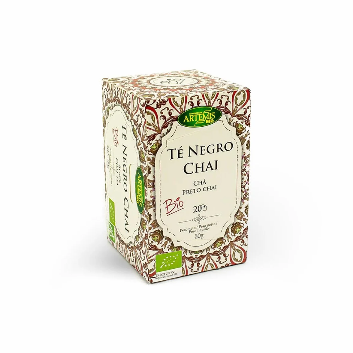 ARTEMISBIO TE Negro Chai napar 20 saszetek