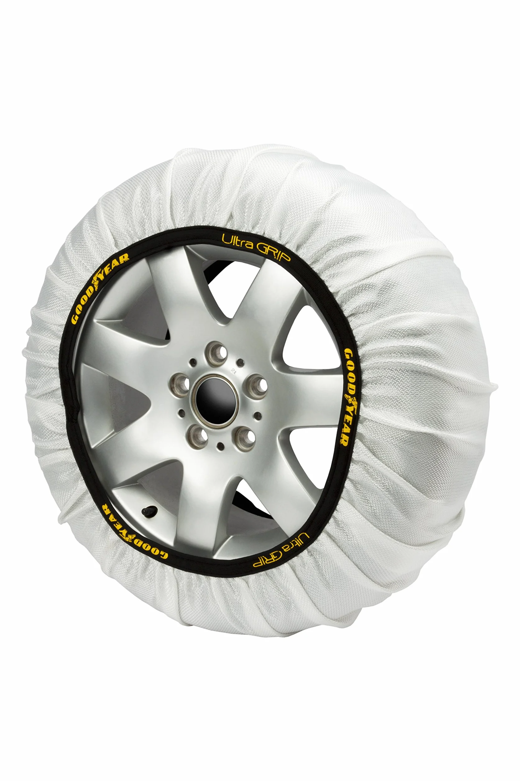 Goodyear Zestaw 2 tekstylnych łańcuchów śniegowych do samochodów Ultra GRIP Rozmiar XXL
