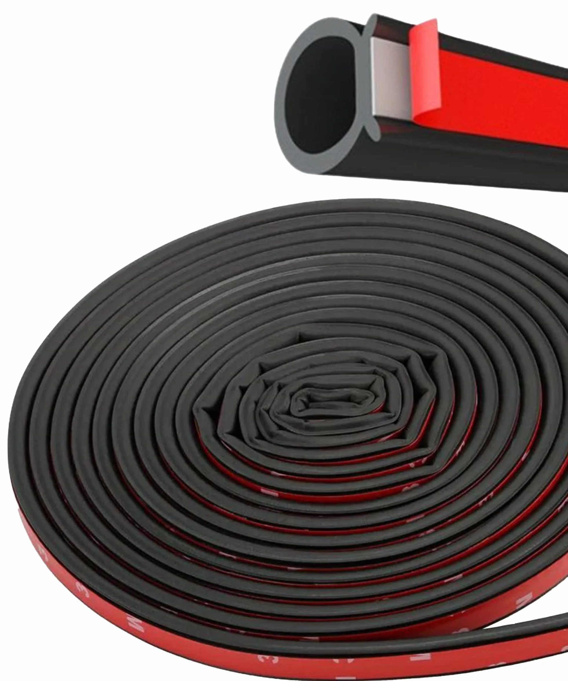 Gumowa uszczelka drzwi samochodowych w kształcie litery D samoprzylepna wodoodporna taśma uszczelniająca