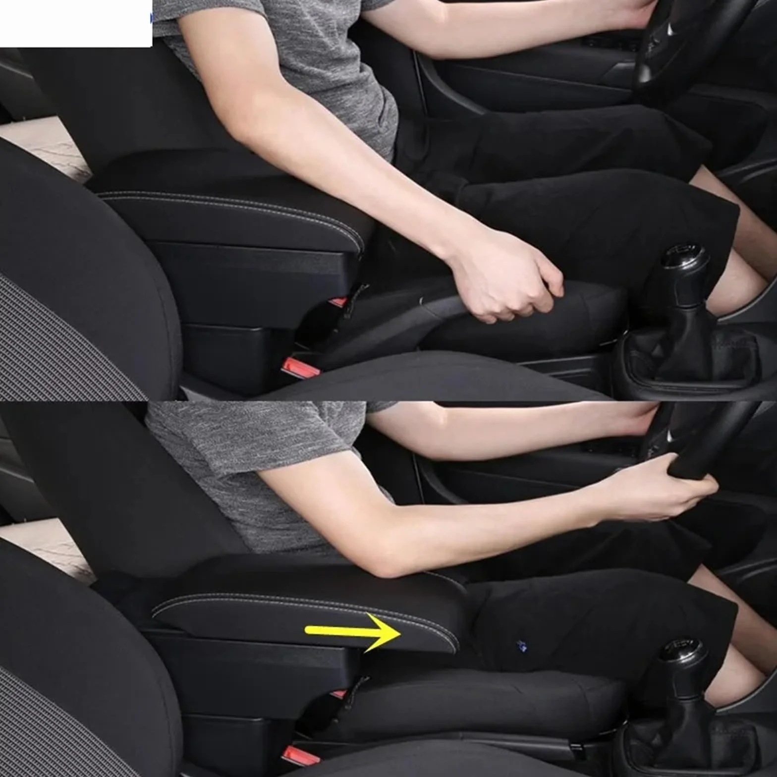 Armsteun Richter Bush Pasuje Do Nissan March Micra K13 Podłokietnik Box Pasuje Do Nissan Sunny Car Podłokietnik Ramię Schowek Części Do Modernizacji Akcesoria Samochodowe(B1 white line 3USB)
