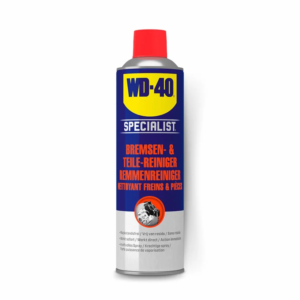WD-40 Specialist Środek do czyszczenia hamulców 500 ml – usuwanie tłuszczu do hamulców, sprzęgieł i części silnika
