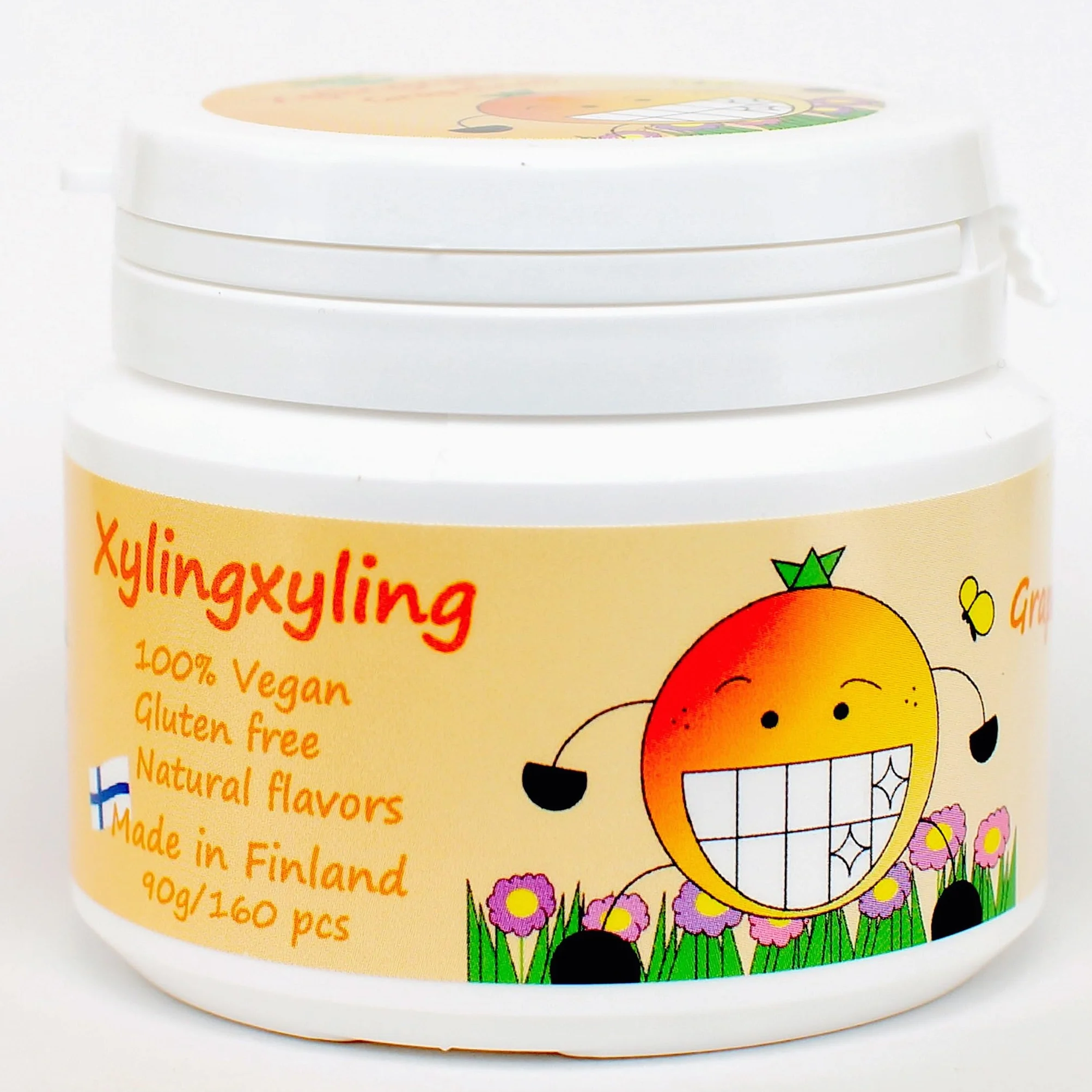 Xylingxyling pastylki z ksylitolem 90g 160 szt Grejpfrut bez cukru bez glutenu