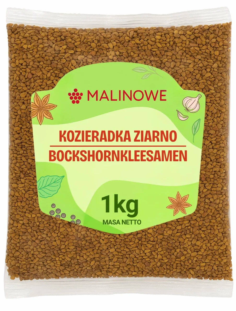 Malinowe KOZIERADKA ZIARNO 1kg Naturalna Doskonała