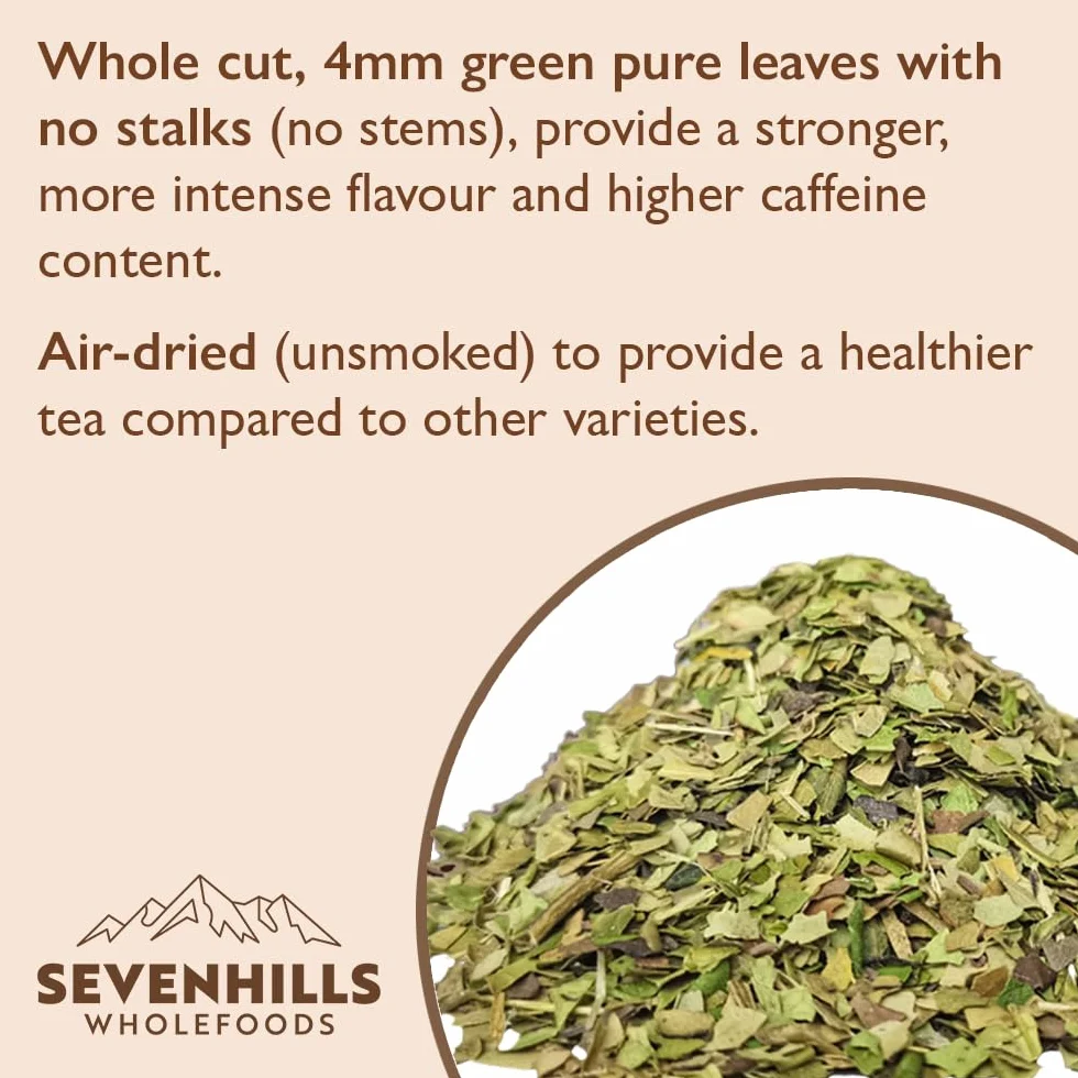 Sevenhills Wholefoods Organiczna Yerba Mate Erva Mate Chimarrao 400g