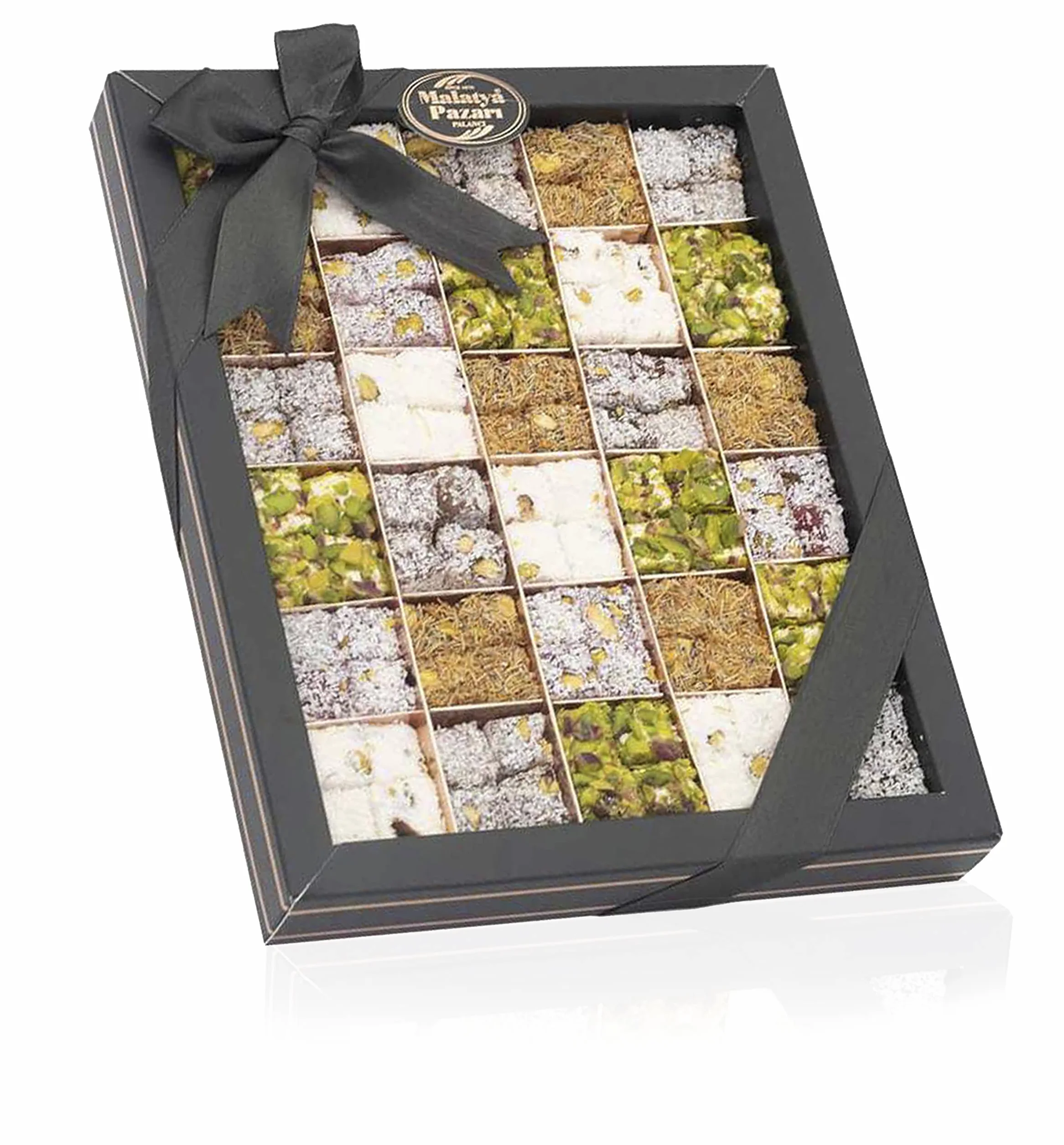 Palanci | Mieszanka tureckiej słodyczy | Pascha Turkish Delight | Premium lokum od 1870 roku | Veggie | Galaretka owocowa z pistacjami, orzechami laskowymi, czekoladą, granatem | Mieszanka słodyczy