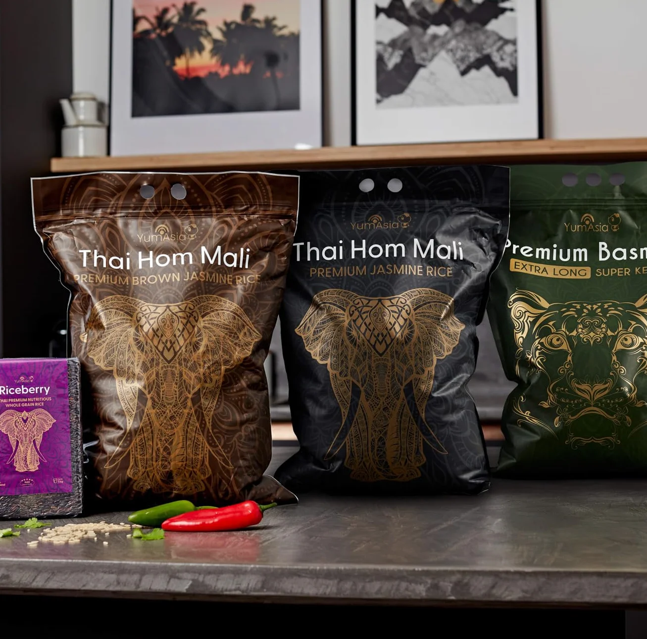 Yum Asia Thai Hom Mali Premium Jasmine Brown Rice 5 kg