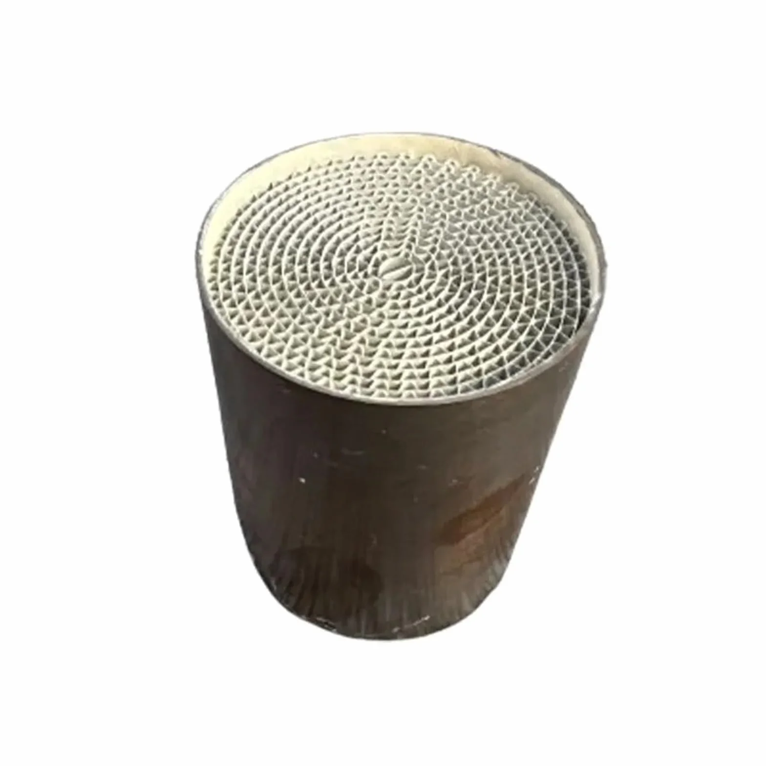 Uniwersalny Katalizator Samochodowy Typu Plaster Miodu Euro 3/4/5 73 * 80mm Z Metalową Osłoną Uniwersalny katalizator z wlotem/wylotem