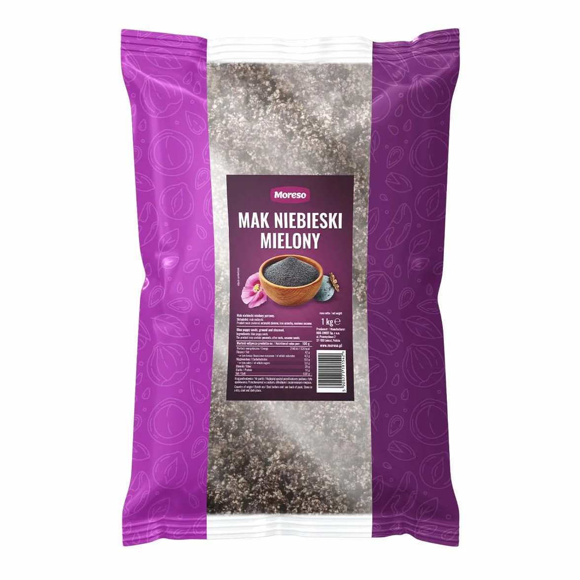 Mak Niebieski Mielony 1 kg
