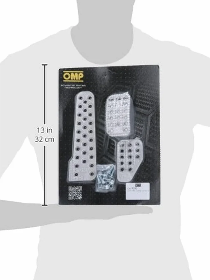 OMP aluminiowe pedały sportowe zestaw 3 szt