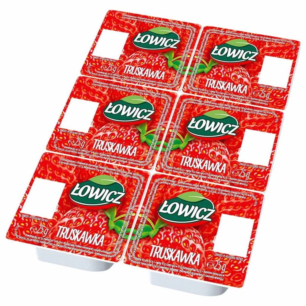 Łowicz dżem truskawkowy mini 6 x 25g