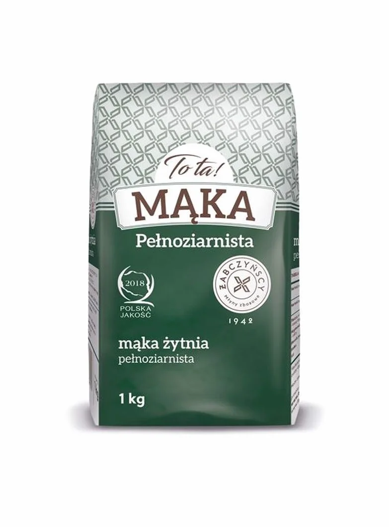 MĄKA ŻYTNIA pełnoziarnista 1 KG