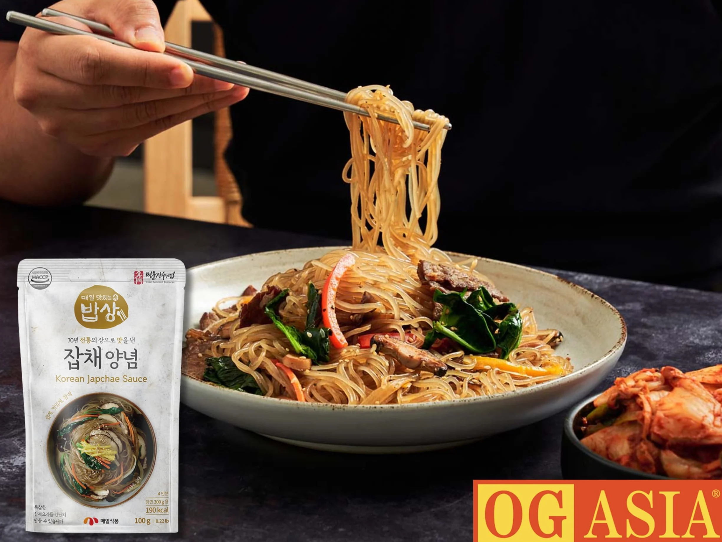 MAEIL FOOD Sos Japchae - koreański sos premium do szklanego makaronu - OG ASIA - 100 g