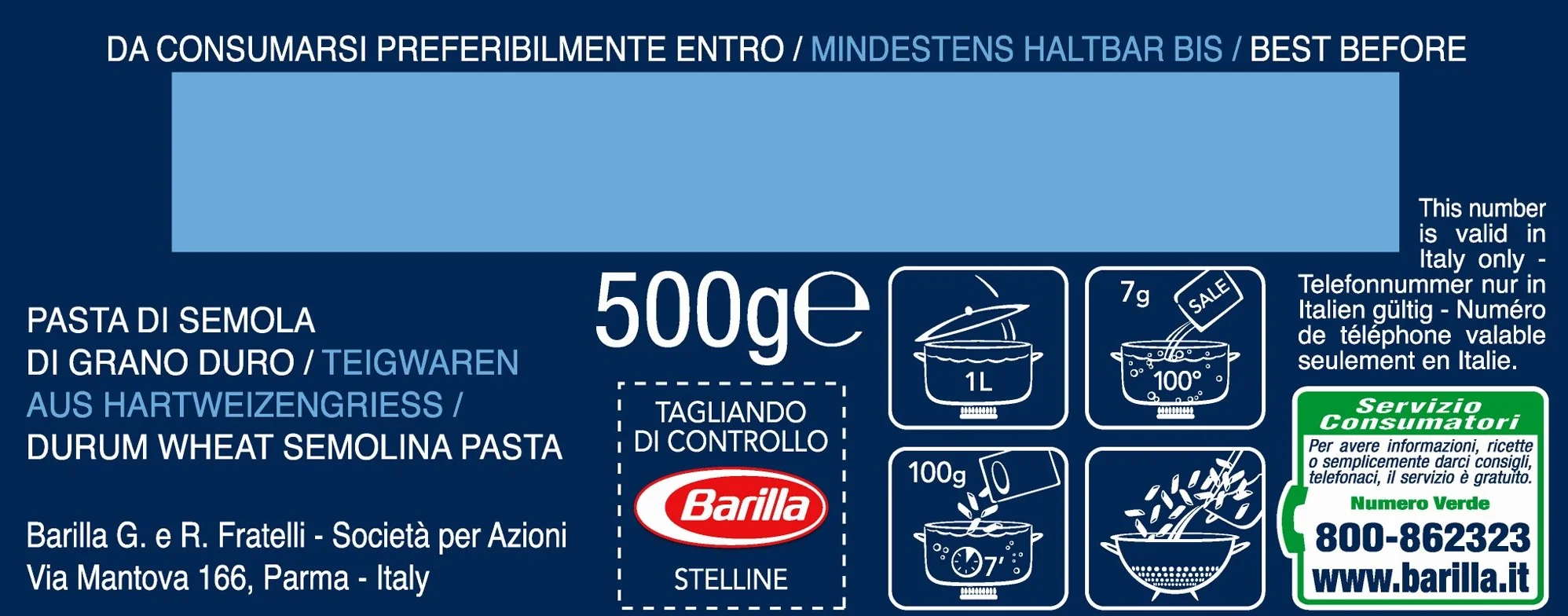 Makaron Stelline 500g Barilla