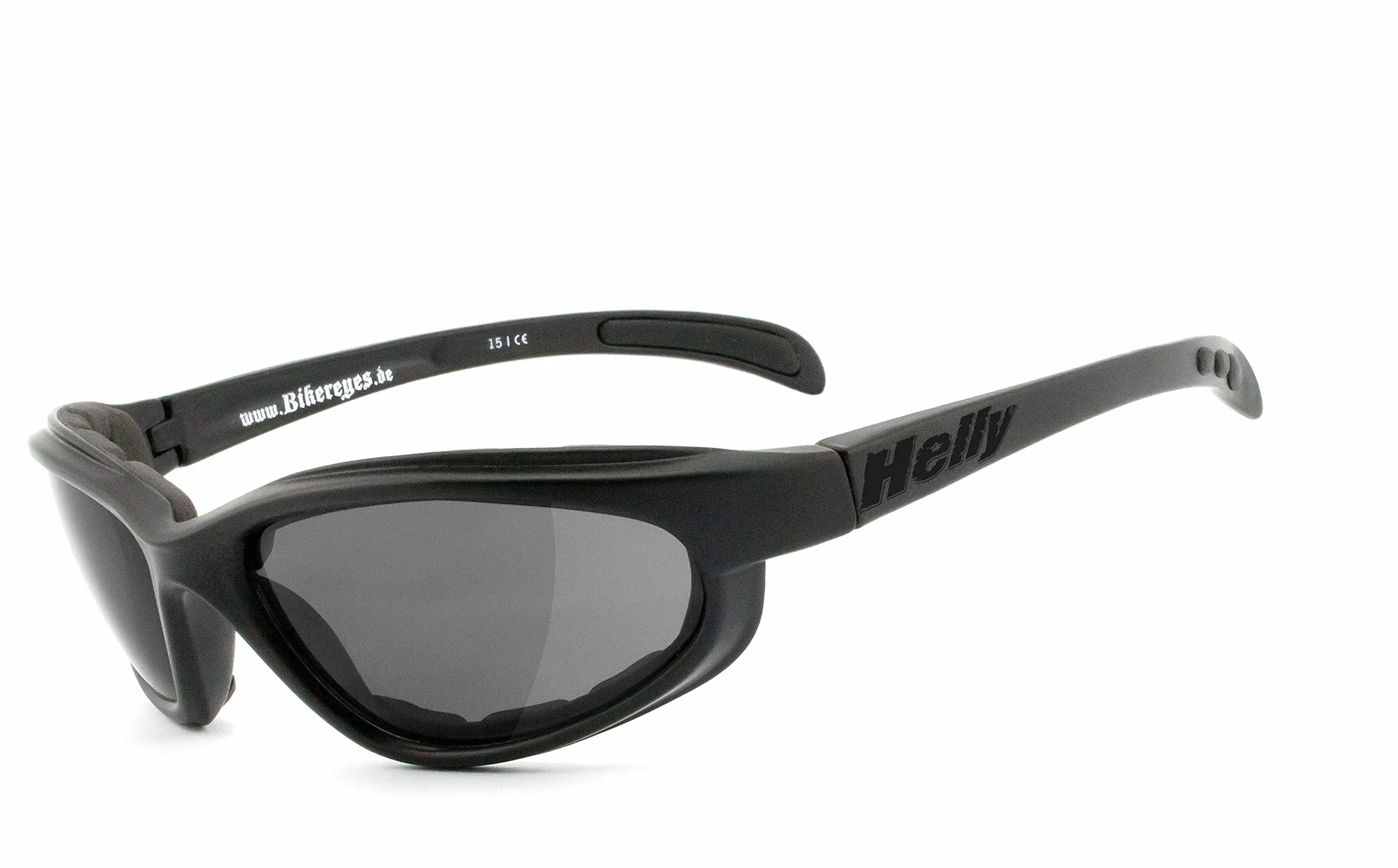 Helly® – nr 1 Bikereyes® okulary motocyklowe, okulary przeciwsłoneczne, wiatroszczelne, wyściełane, odporne na zaparowanie, odporne na pękanie, doskonałe uczucie podczas długich wyjazdów, okulary: