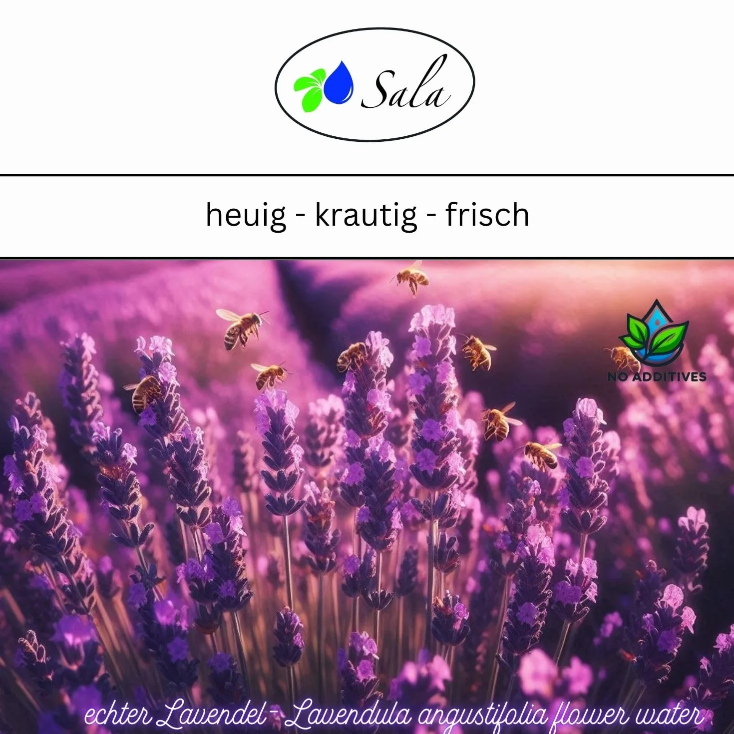 Sala Woda lawendowa bezalkoholowa bio 50 ml spryskiwacz