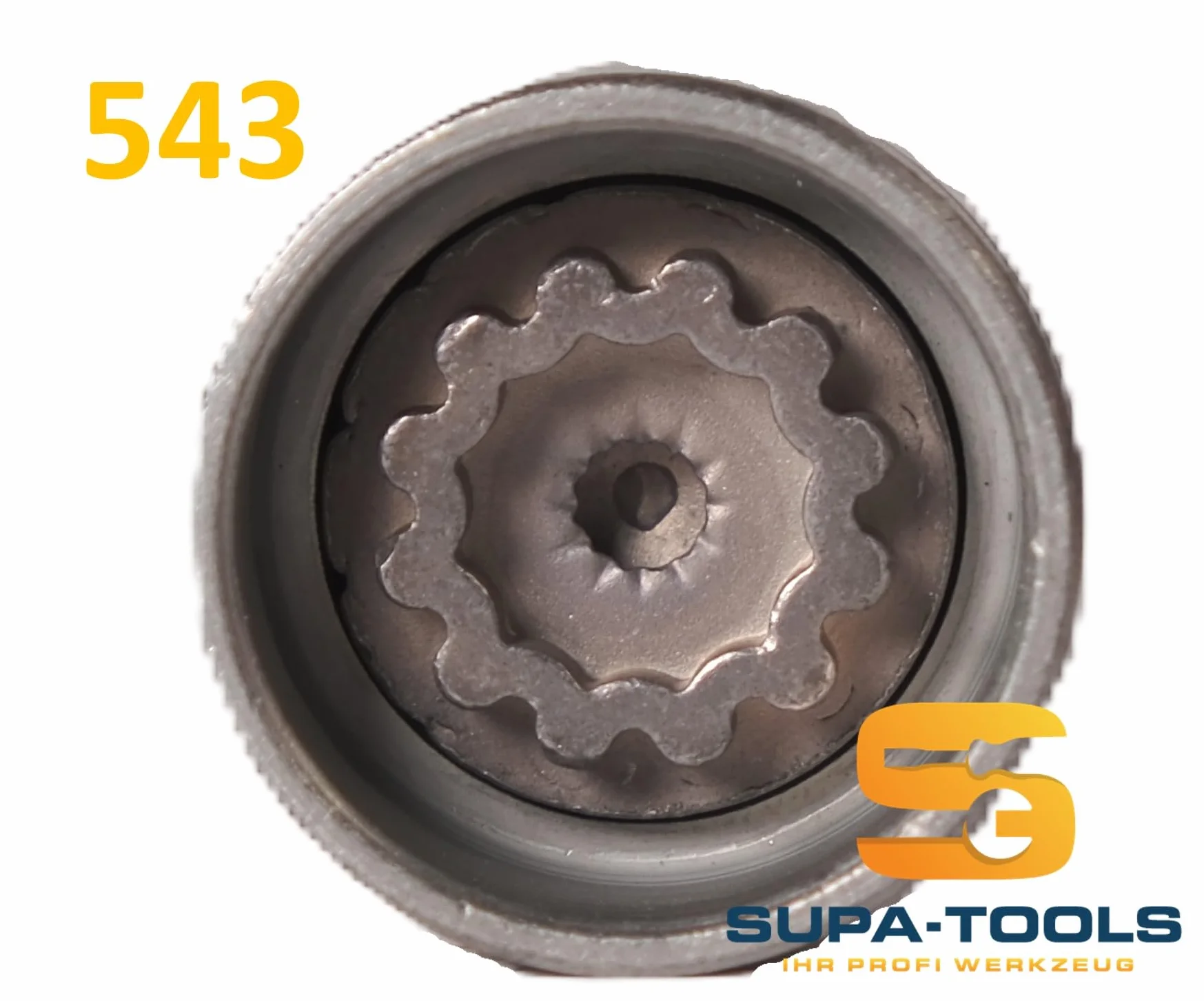 Supa-Tools Oryginalny Seat 543 Kod C do zabezpieczania kół do Seat Cupra, nakrętka obejmująca obręcz, klucz do felg, zabezpieczenie koła