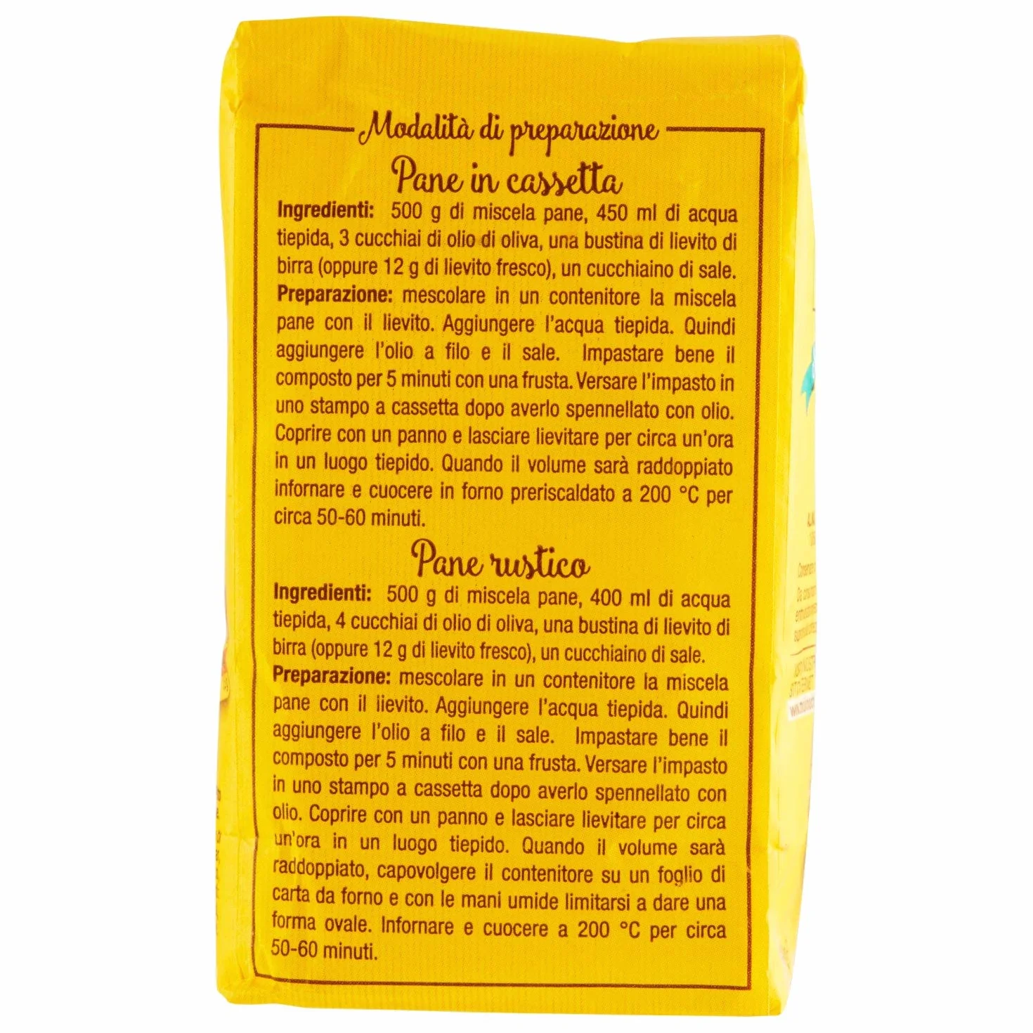 Mieszanka bezglutenowa na chleb bez glutenu il Molino Chiavazza włoska