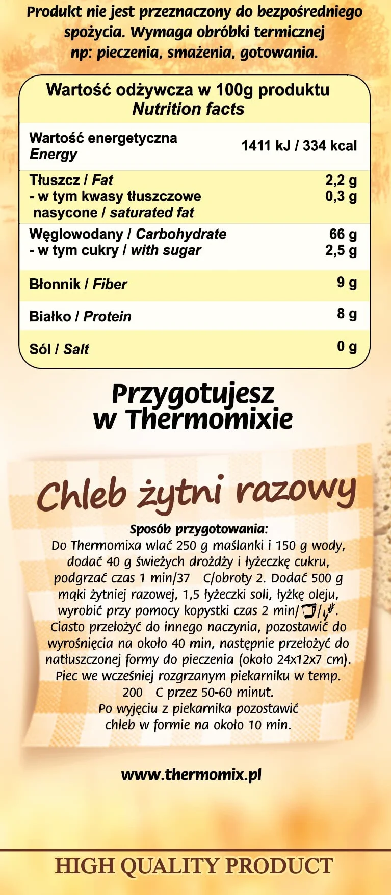 Mąka żytnia razowa 1kg