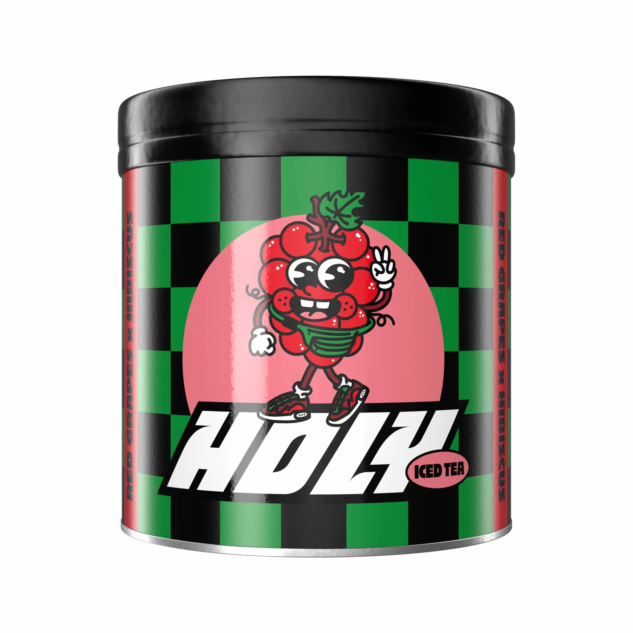 HOLY Iced Tea Czerwone winogrona hibiskus 50 porcji Bezcukrowa mrożona herbata Wegańska