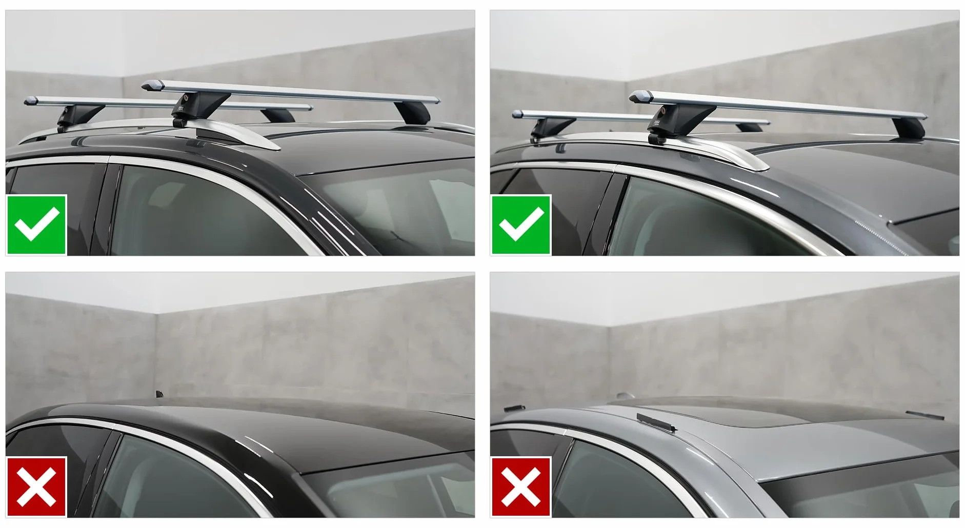 Bagażnik bazowy belki dachowe RELINGI kompatybilne z Honda HR-V SUV 2015-2021 max 90 kg 135 cm Aluminium