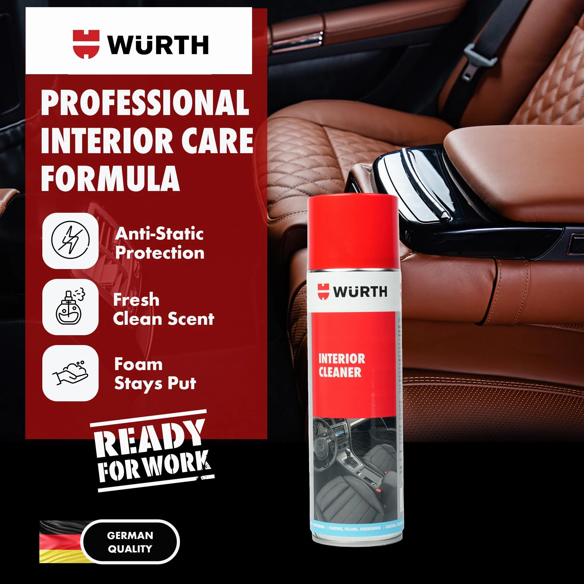WÜRTH środek do czyszczenia wnętrz 500 ml