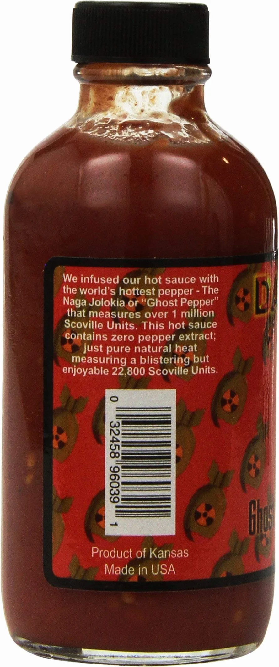 Da` Bomb Ghost Pepper Hot sos pikantny