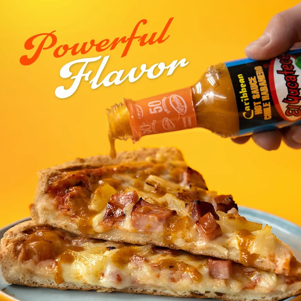 El Yucateco Caribbean Hot Sauce with Habanero Chilli 120 ml
