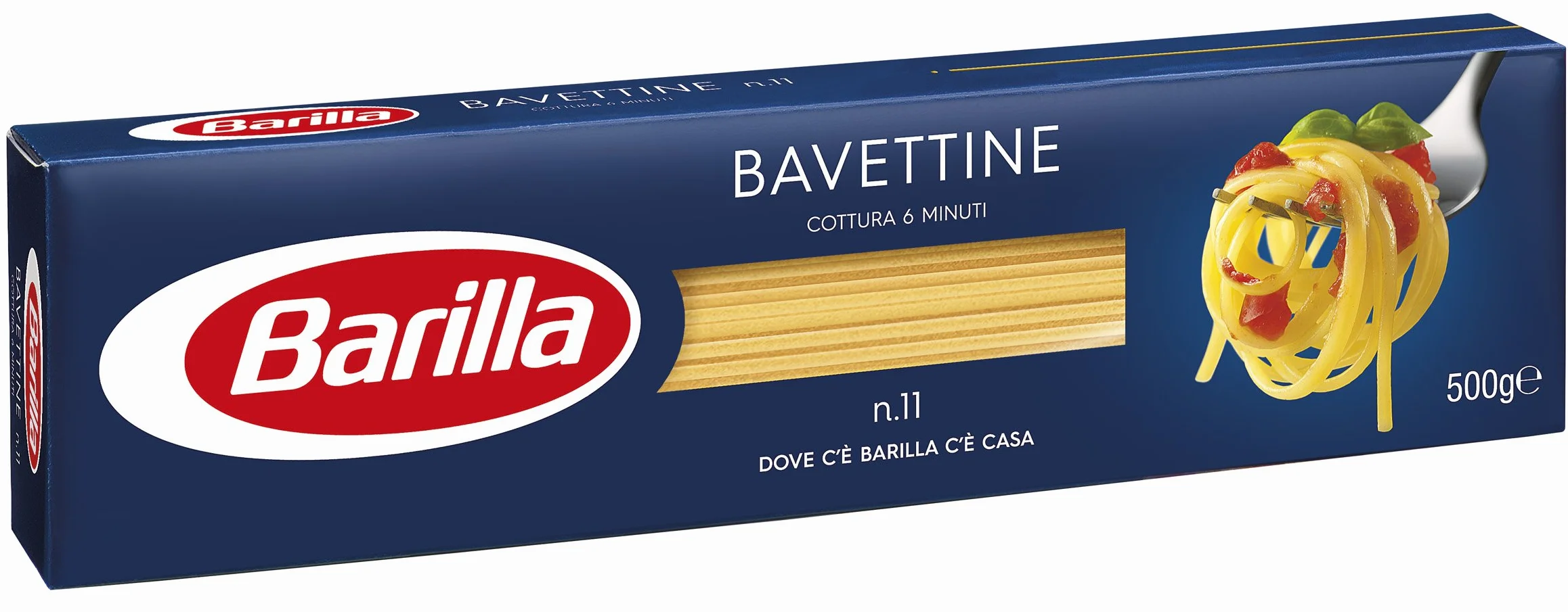 Bavettine n11 Barilla makaron na włoski rynek błęk