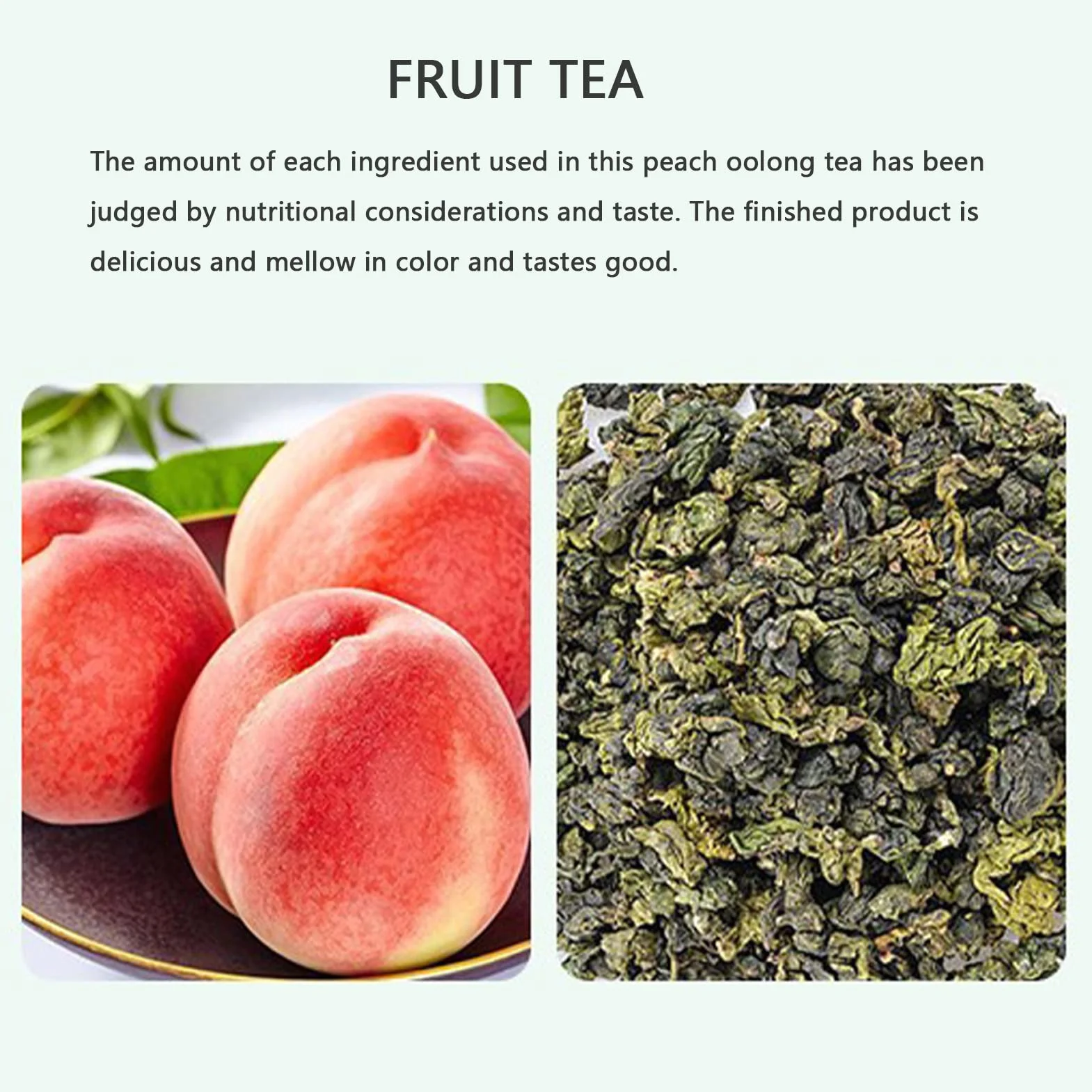 Brzoskwiniowa Herbata Oolong 20 Liczeń Naturalne Suszone Owoce 60g