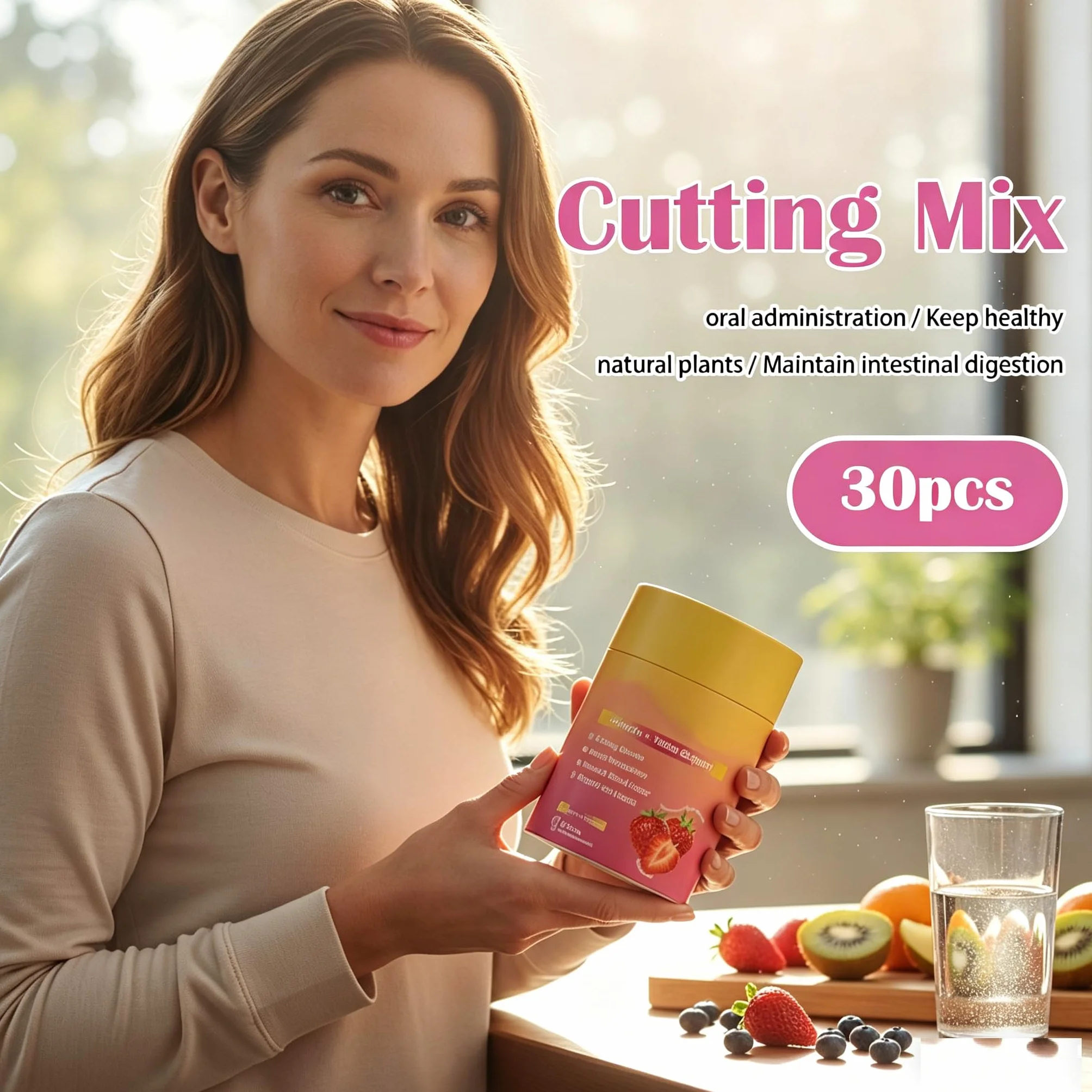 Mieszanka do picia do spalania tłuszczu, podwójna akcja zapobiegająca zachłanności i przyspieszająca metabolizm, wegański, bez cukru, mieszanka do picia Yerba Mate, dla dorosłych