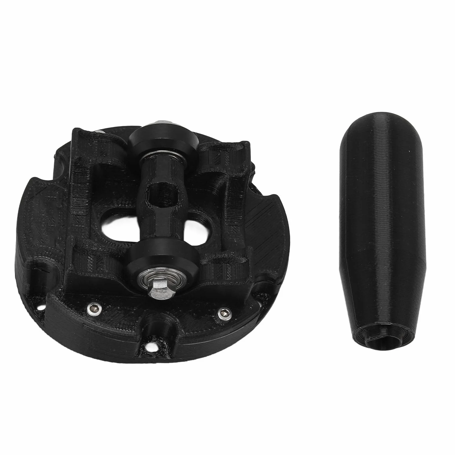 Jiawu Sekwencyjny moduł Zmiany Biegów, Zmodyfikowany Adapter Gałki Zmiany Biegów Shifter Zapewniający Wrażenie Prawdziwego Samochodu Sportowego, Płytka USB SIM z Kompletnym Zestawem Zawierającym