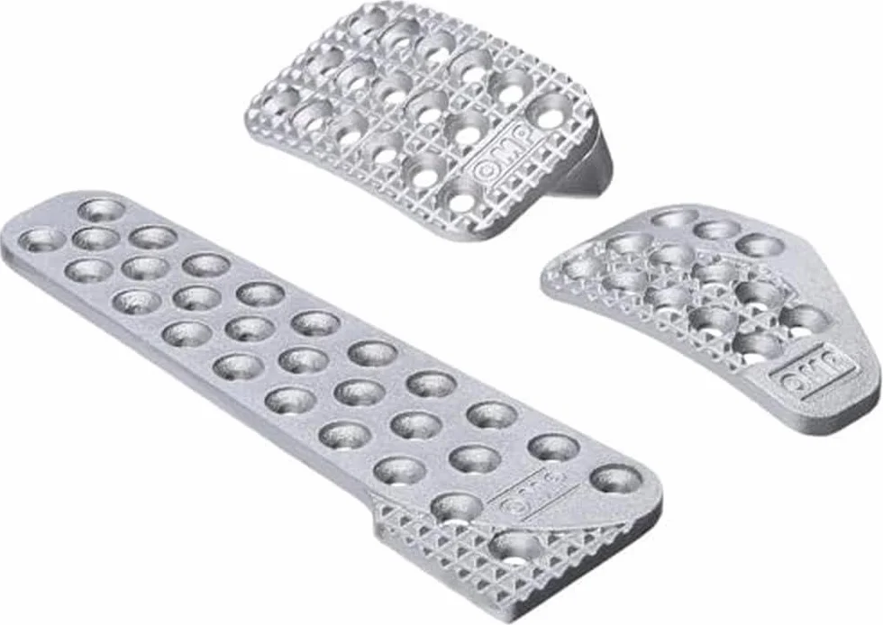 OMP aluminiowe pedały sportowe zestaw 3 szt