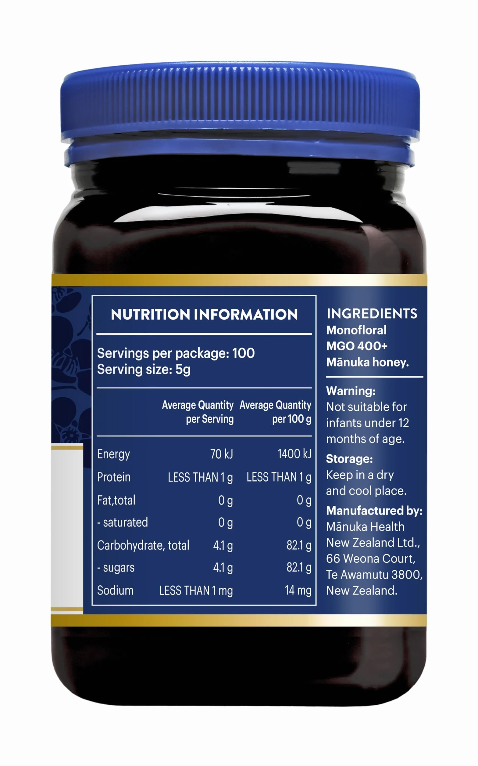 Manuka Health Mgo 400+ Miód Manuka, 500 g