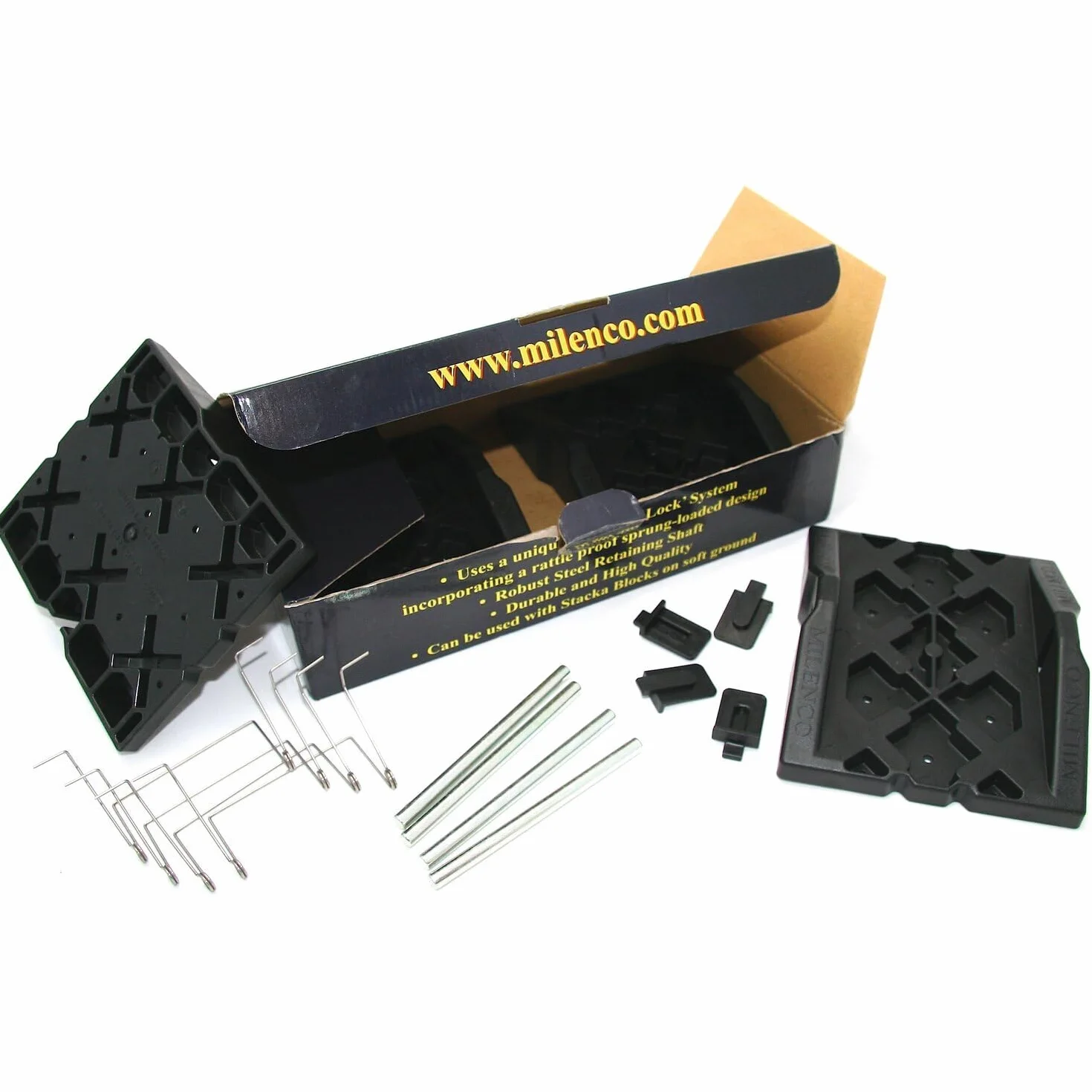 MILENCO Zestaw płyt podporowych Corner Feet 4 szt