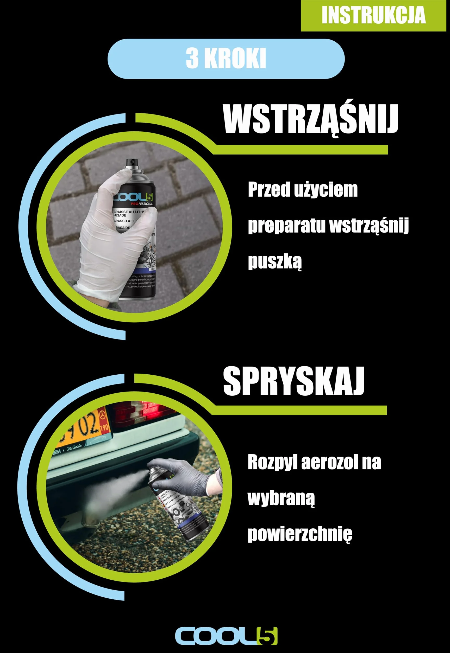 Multi-Purpose Lithium Spray Grease - Uniwersalny smar litowy w sprayu, 400 ml