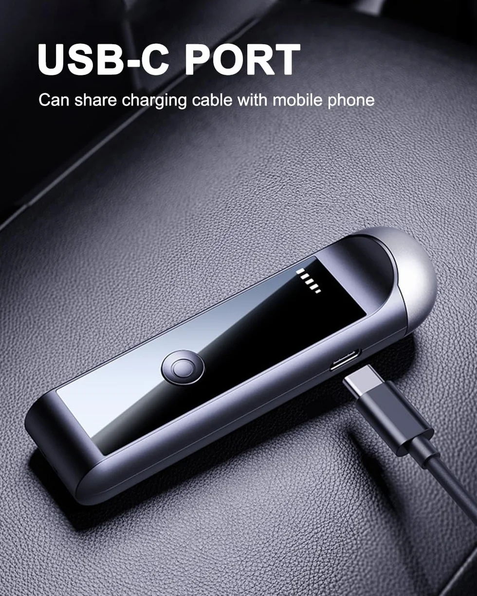 Breathalyzer Professional-Grade High Accuracy Alcohol Tester with LCD Digital Display Portable USB C
