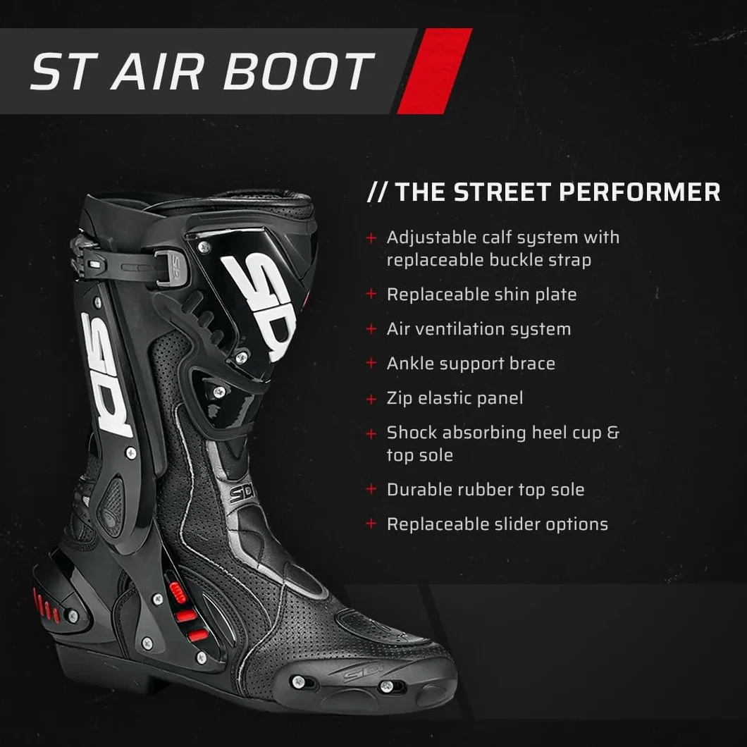 Sidi buty motocyklowe, czarne