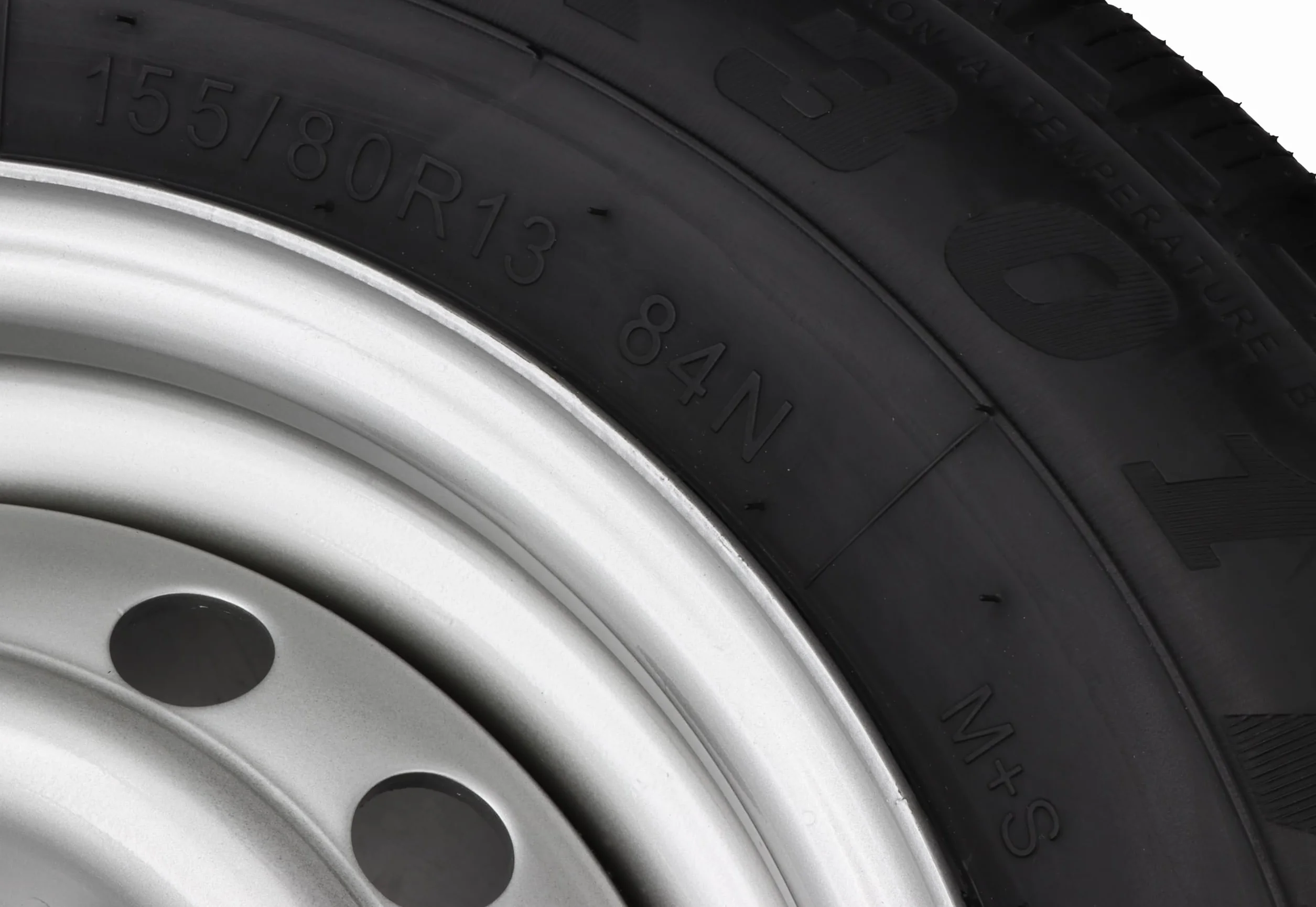 Kompletne koło 155/80R13 84N 112 x 5, 5 otworów, 155 R 13 do samochodów osobowych, przyczepa 4,5 Jx13, koło do przyczepy