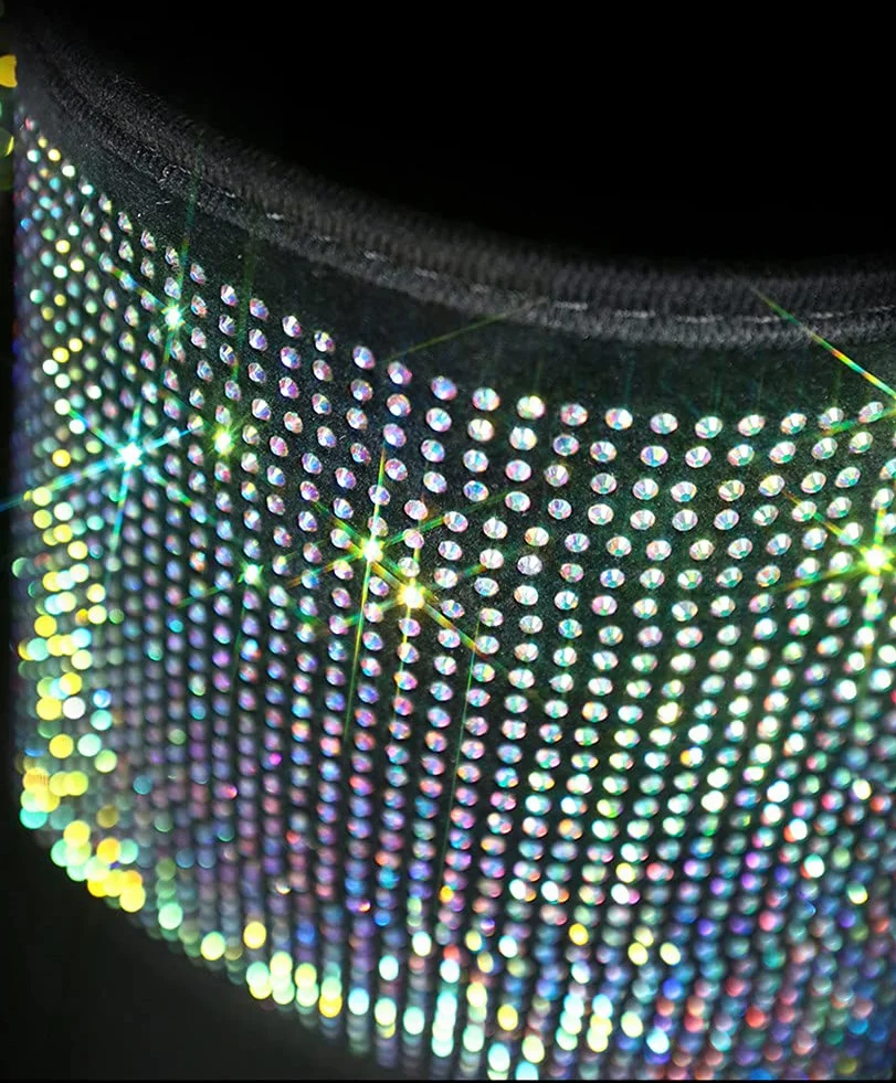 Bling Bling organizer na fotel samochodowy, worek na śmieci, z brokatem, z kryształem strasu, organizer na oparcie samochodu, duża pojemność, torba do przechowywania, kolor
