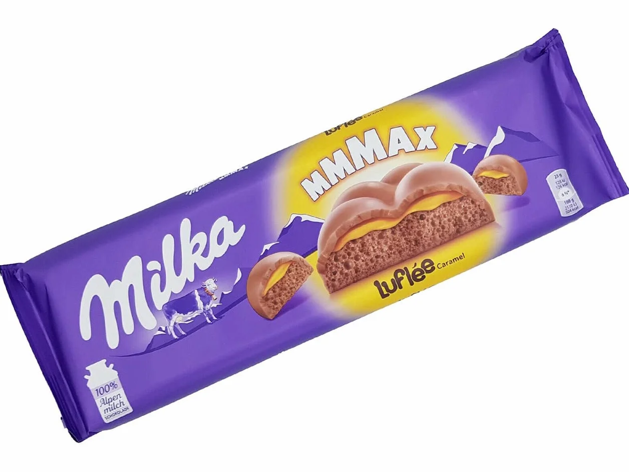 Milka Mmmax Czekolada mleczna Bubbly Caramel 250g