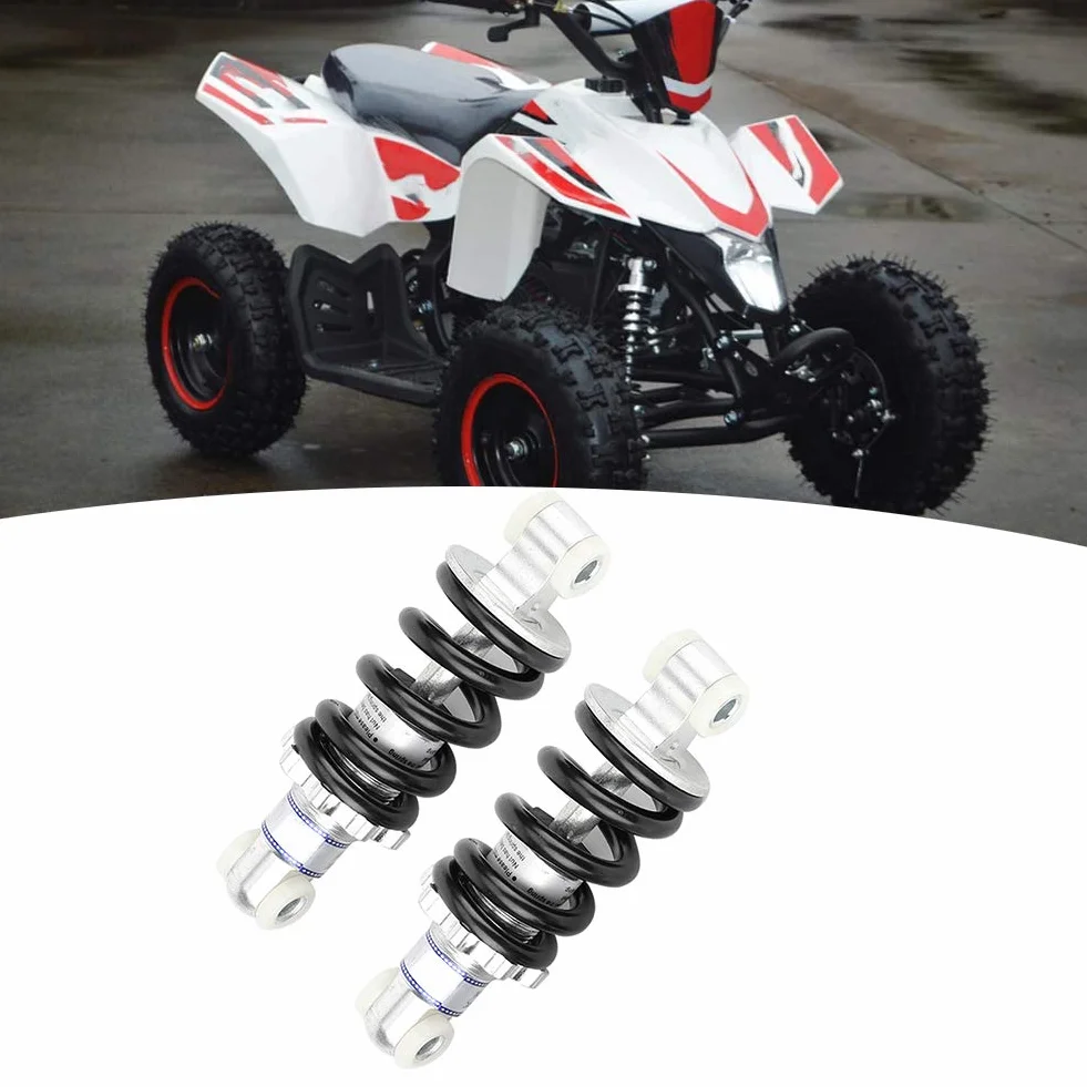 Qiilu ATV tylna sprężyna, amortyzator do ATV Go-Kart Scooter 49 cm³, 2 szt. 125 mm, 750 LBS