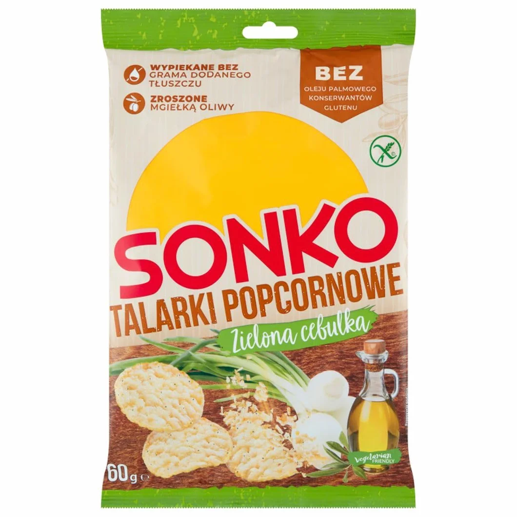 Sonko Talarki popcornowe zielona cebulka 60 g