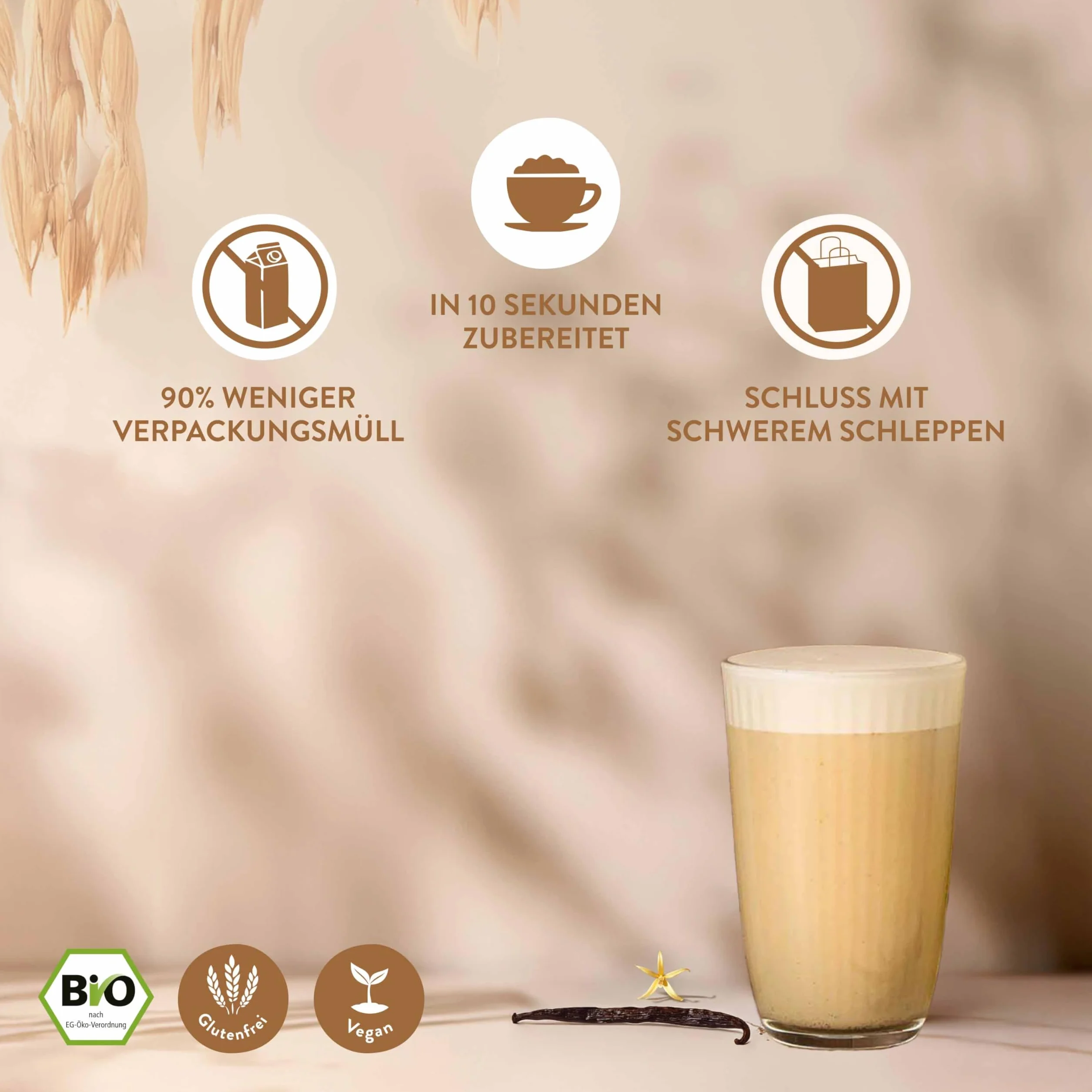 Blue Farm Oat Base Waniliowy Napój Roślinny bez Laktozy i Glutenu