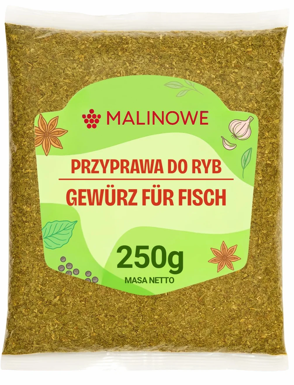 Przyprawa do Ryb Malinowa 250g Naturalna
