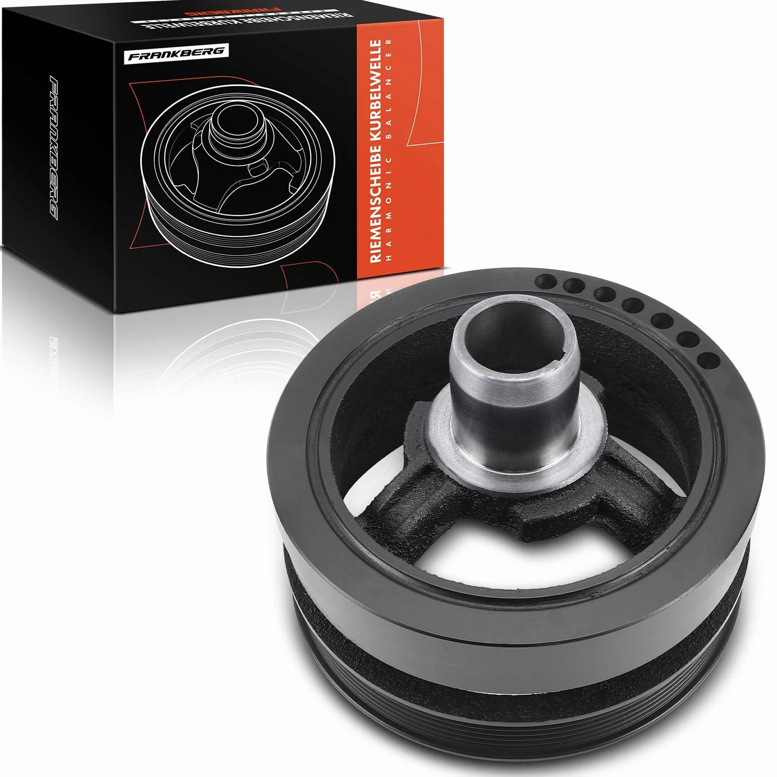 Frankberg Koło pasowe wał korbowy kompatybilny z Cherokee KJ 2,4L-3,7L 2001-2008 Commander XH XK 3.0L-5.7L 2006-2010 Durango HB 4,7L 5,7L 2003-2009 Replace# 53020689AB
