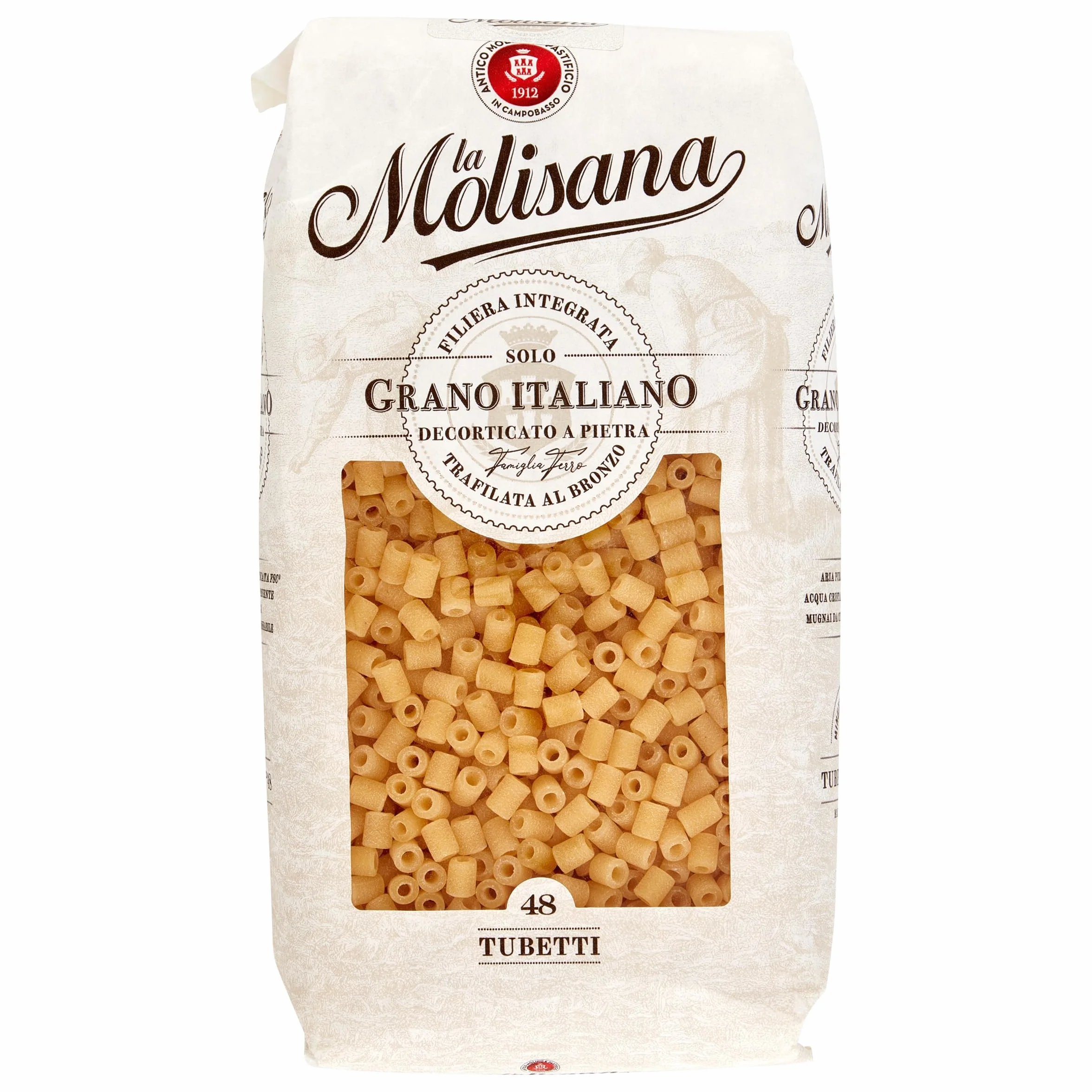 Molisana Tubetti n48 włoski makaron Durum cięte rurki